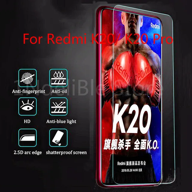 Закаленное стекло для Xiaomi Redmi Note 7 Pro 6A 7A K20 6 Pro, защита экрана телефона для Redmi Note 4 4X, защитное стекло