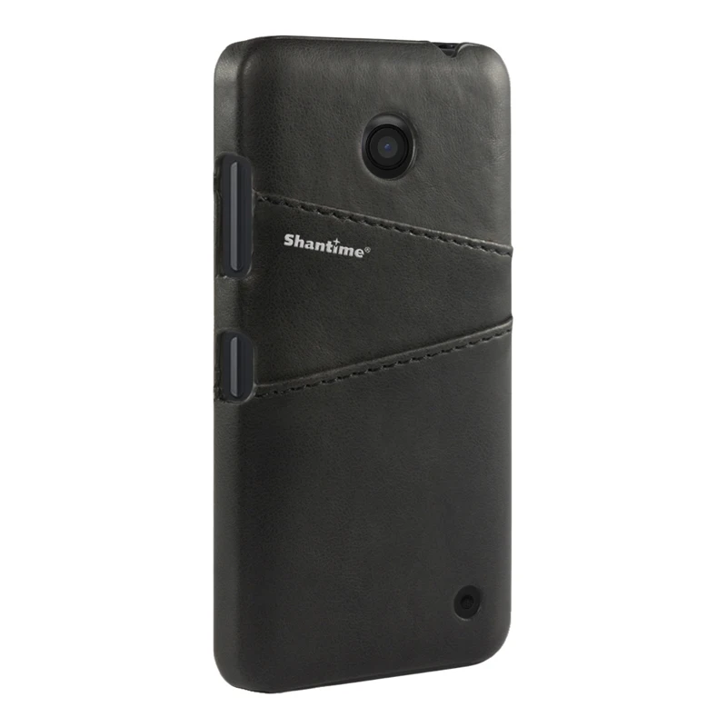 Luxury Pu Leather Back Cover For Nokia Lumia 630 635 Business Style Case 530 Wallet Card Slots Phone | Мобильные телефоны и