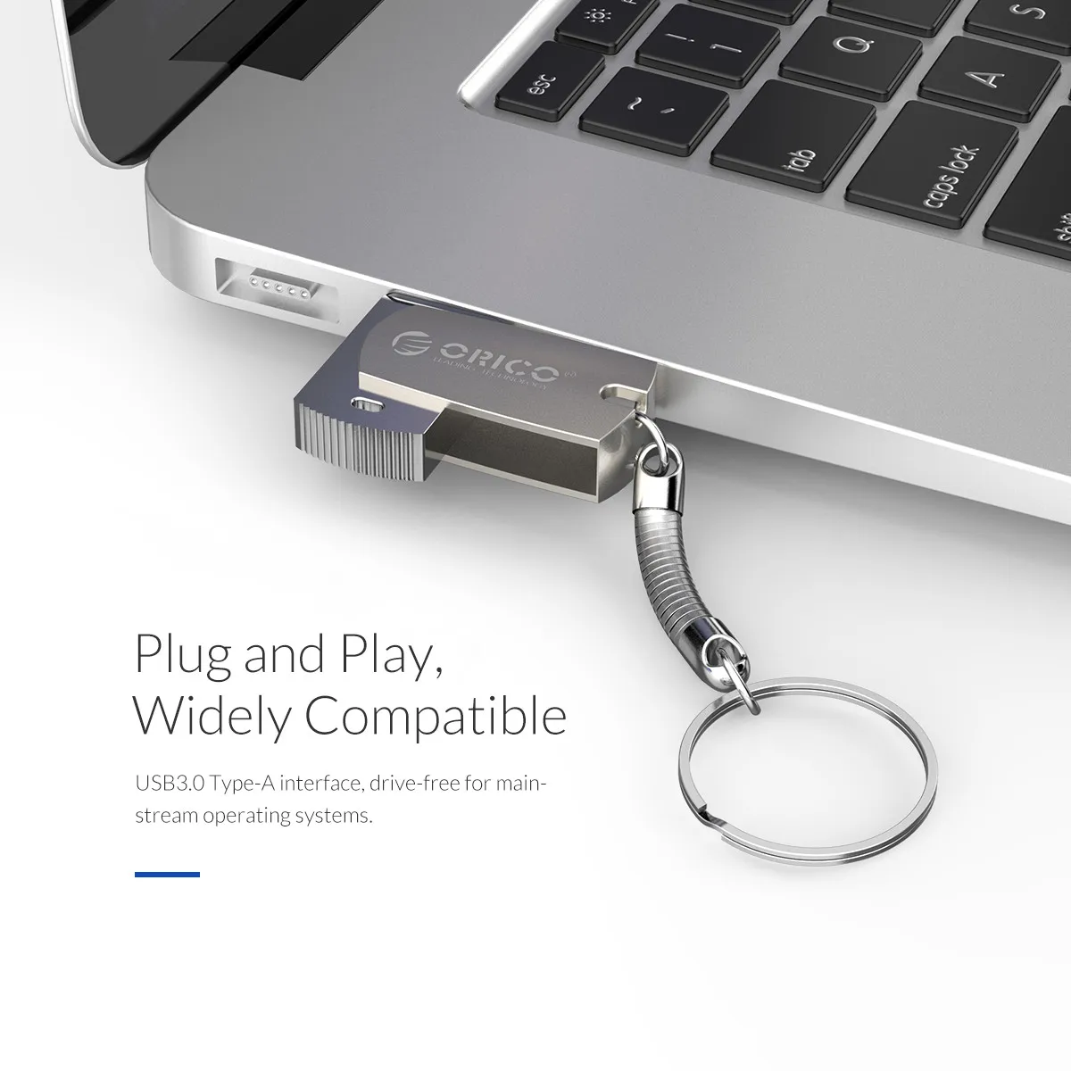 ORICO 64GB 32GB 16GB U disk USB Flash Drive USB3.0 Type A Interface Flash Drive with Lock Design For Mobile Phone Computer