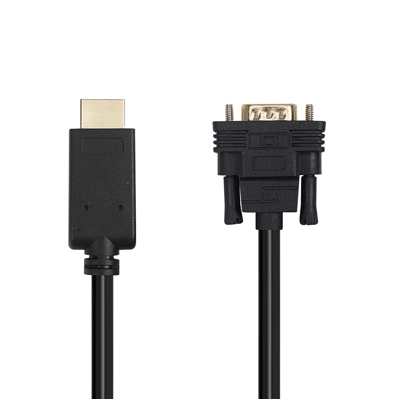 Amkle HDMI в VGA Кабель-адаптер HDMI штекер в VGA штекер 1080P видео конвертер кабель для HDTV ПК компьютер ноутбук планшет проектор