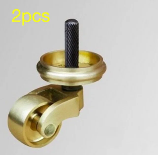 

2PCS/LOT Copper Furniture Casters Mute pulley --Wheel diameter:25mm