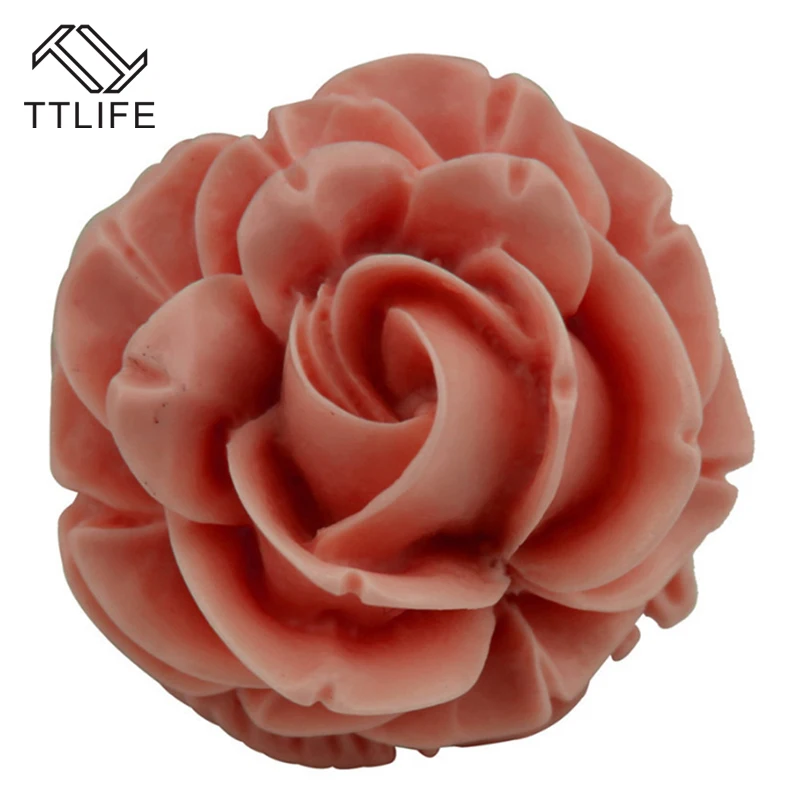 TTLIFE 1 шт. 3D Роза цветок Sugercraft торт силиконовая форма для помадки форма для шоколада желе лоток формы для выпечки украшения торта