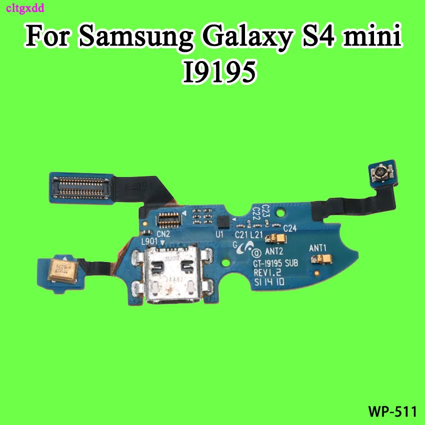 Зарядный порт зарядного устройства гибкий кабель для Samsung Galaxy S4 Mini I9195 i9505 i9500 I9502