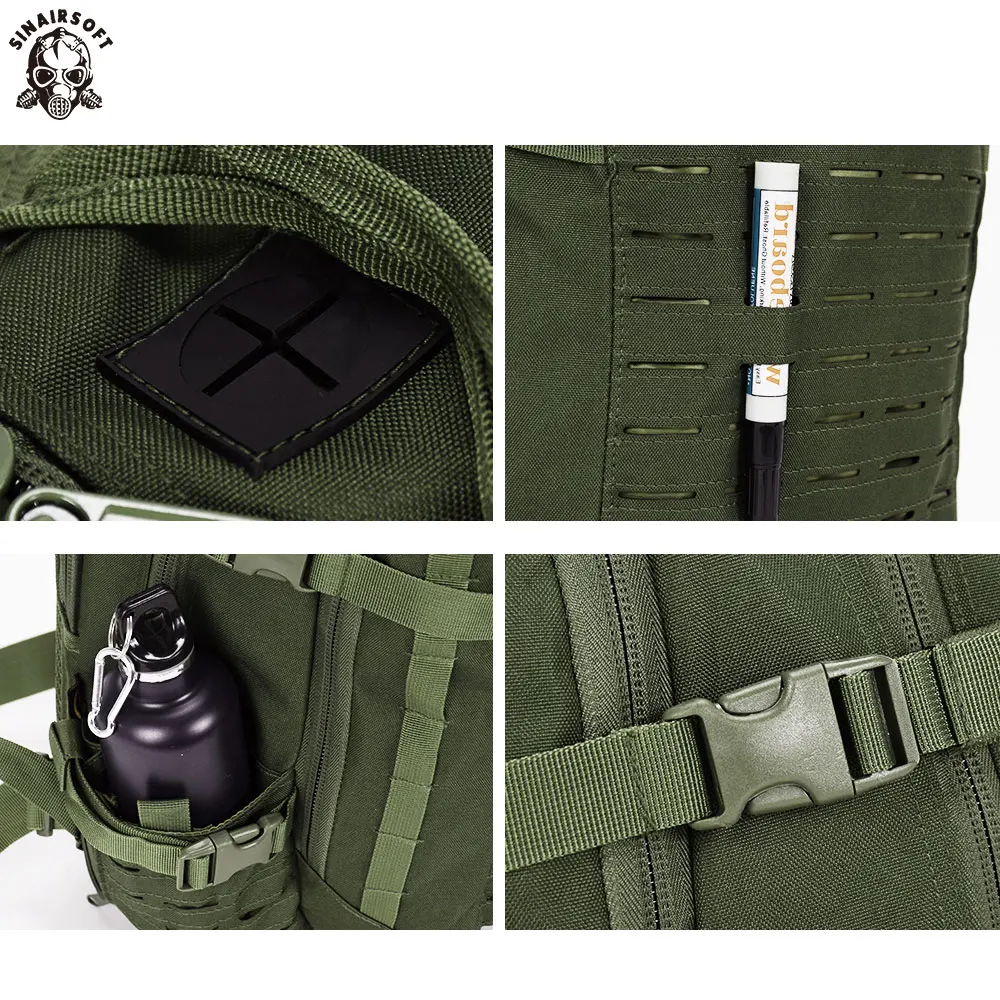 SINAIRSOFT тактический рюкзак 15 дюймов для ноутбука Rrucksack дышащая внутренняя
