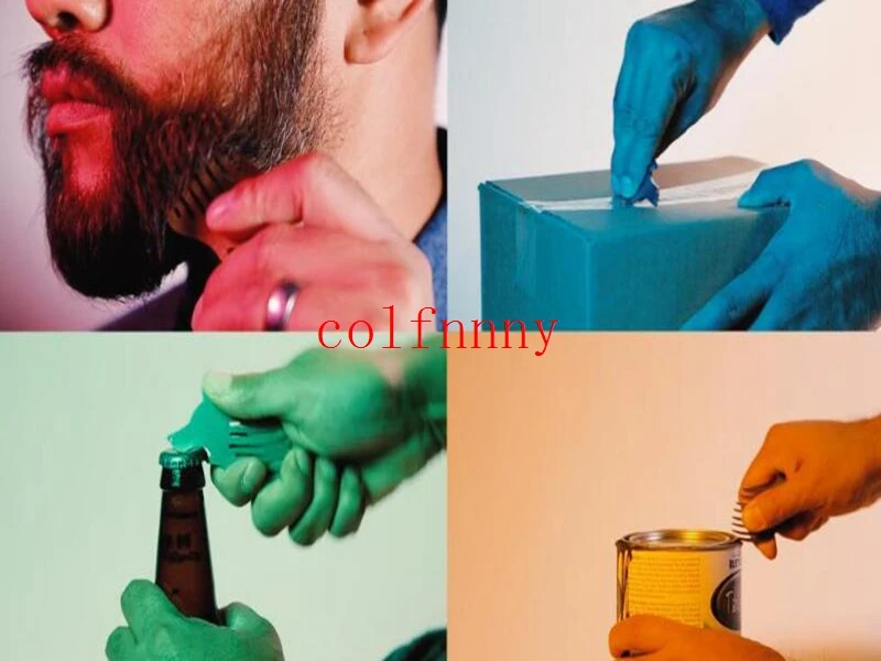 100 шт./лот расческа для хлеба волк пива брелок коробка резак карманный открывалка