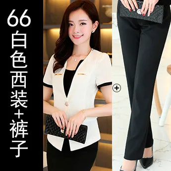 plus size m-6xl(bust 116cm) new suits summer ladies short sleeves Two Piece Set women fashion clothes madam suit dress uniforms |