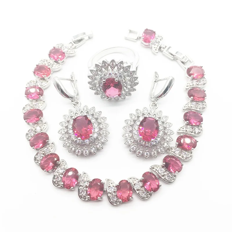 Женский ювелирный комплект из колье серёг кольца и браслета|crystal jewelry set|jewelry