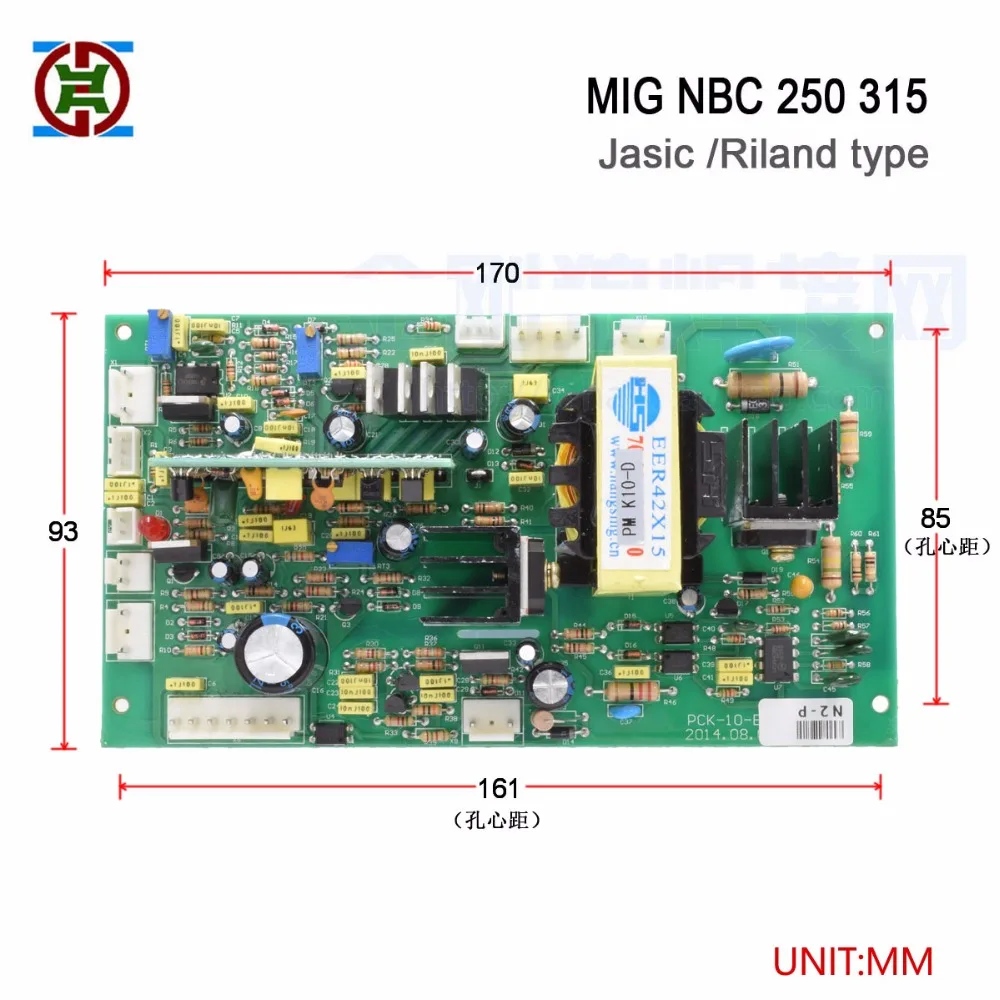 Riland Тип NBC mig 250 315 плата управления для mosfet CO2 Инвертор сварочный аппарат, хорошее качество печатная плата, лучшая пластина