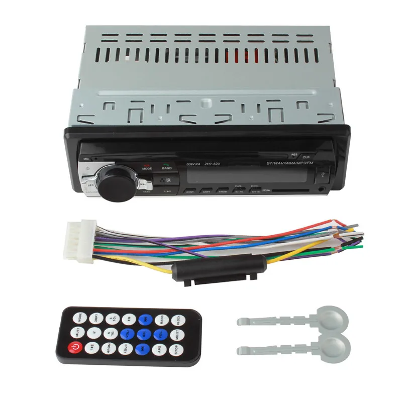 Авторадио 1 din автомобильное радио JSD 520 стерео Bluetooth аудио MP3 рекордер USB SD Aux вход