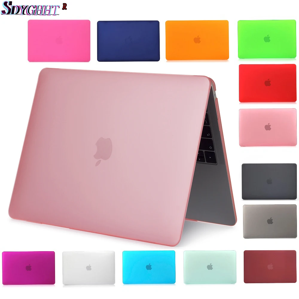 Кристальный матовый чехол для ноутбука Apple Macbook Air Pro Retina 11 12 13 15 дюймов сумка