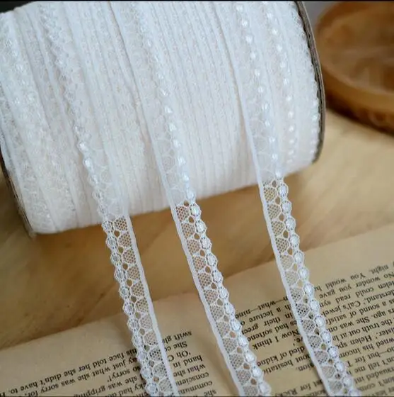 10 метров ручной работы diy laciness12mm волнистый пояс laciness слоновая кость тесемка шнурка полиэфира отделка для одежды аксессуары для волос