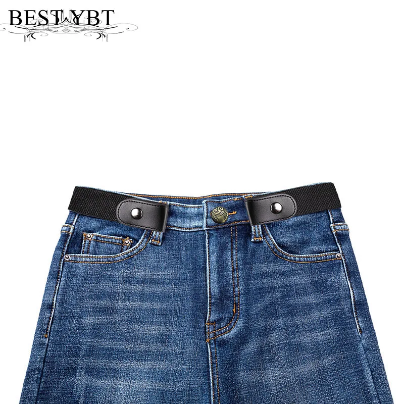 

Best YBT Buckle-Free Belt For Jean Pants Dresses No Buckle Stretch Elastic Waist Belt For Unisex No Bulge No Hassle Waist Belt
