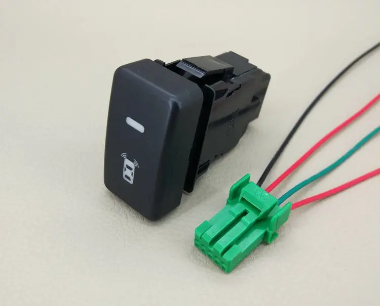 Radar switch Цзинхан для Honda Fit(2008-2011) 12V переключатель задней двери& радар переключатель& светодиодный переключатель& передние противотуманные фары выключатели с проводом - Цвет: Radar switch