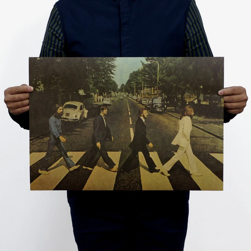 Переходить на другую сторону улицы дорога/Abbey Road/Музыка Rock Band/крафт Бумага