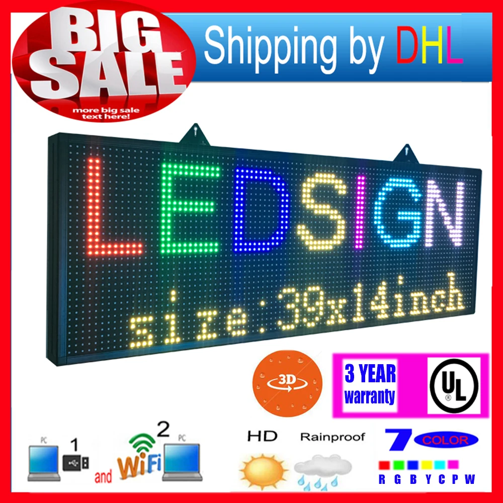 Беспроводное управление по Wi-Fi светодиодный прокатный дисплей P10RGB уличные