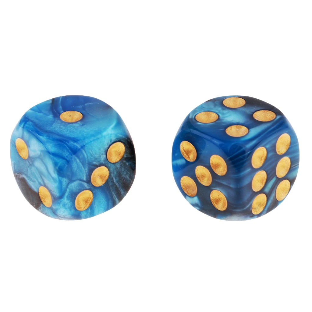 MagiDeal 10 шт 6-кости Набор Яркий Цвета 16 мм игра в кости многогранные кости для настольных игр Казино Подарки обучения