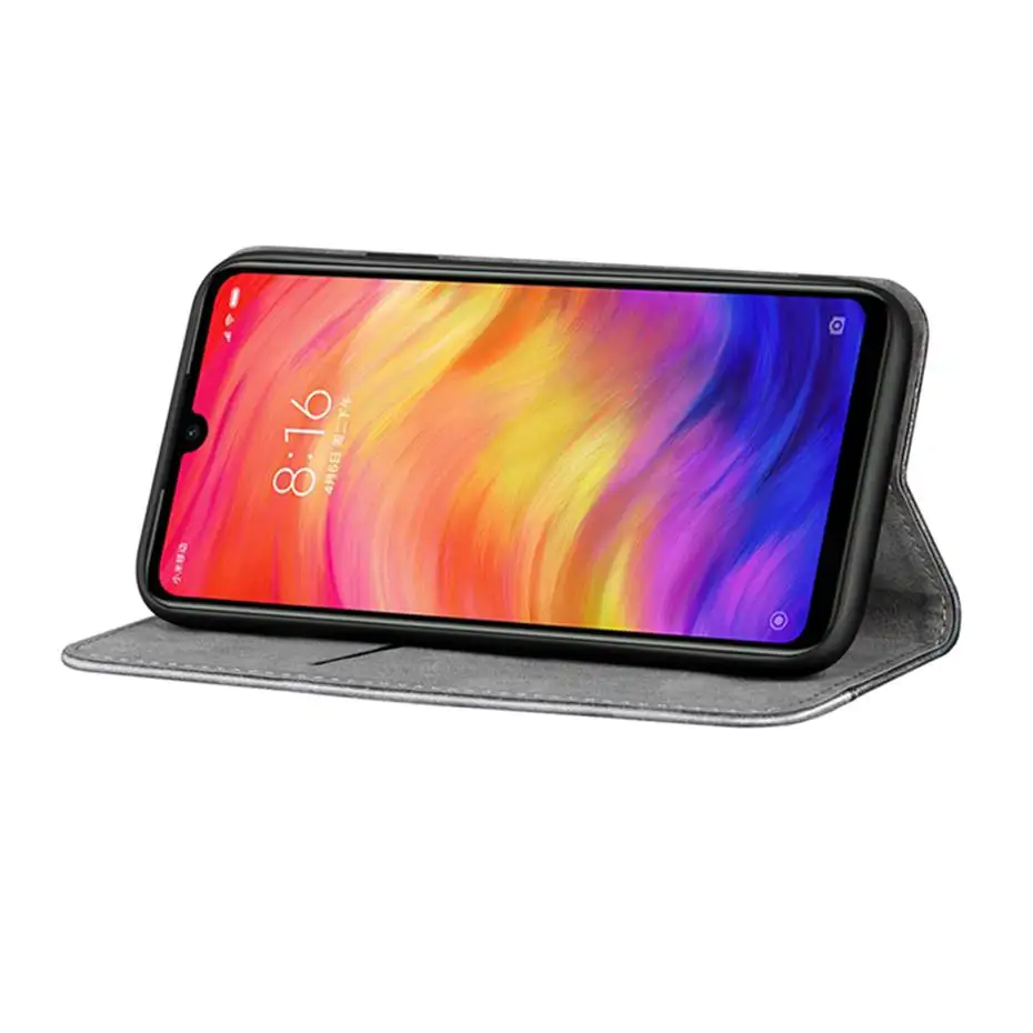 Чехол книжка смешанных цветов для Xiaomi Redmi Note 7 6 Pro 5A чехол бумажник из