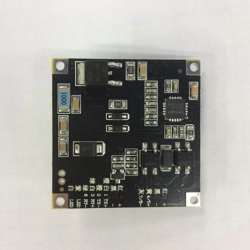 Модульная плата PoE для систем видеонаблюдения сетевая IP камера выход Ethernet 12 в 1 А