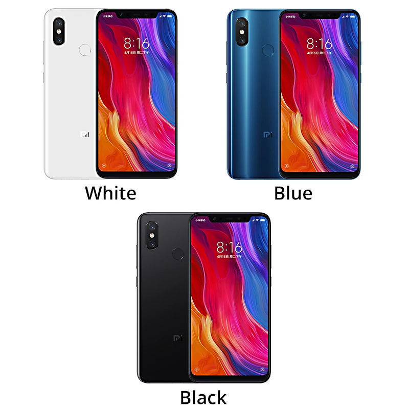 Глобальная версия Xiaomi Mi 8 6 ГБ оперативная память 64 Встроенная Snapdragon 845 21 дюймов