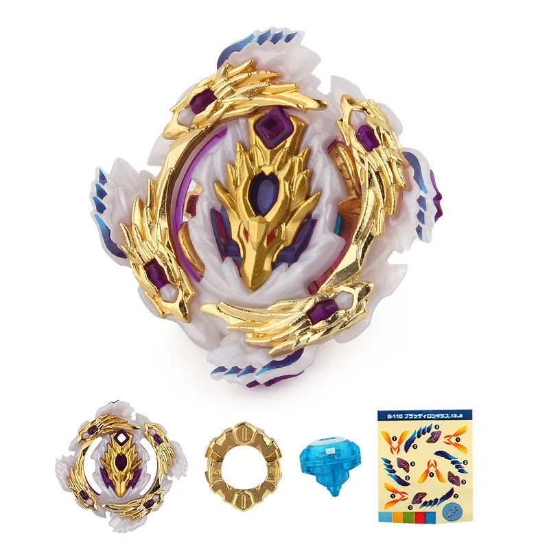Золотой Beyblade Burst игрушка с пусковым устройством стартер и арена burst Металл Fusion Бог спиннинг Топ лезвие игрушка Прямая e