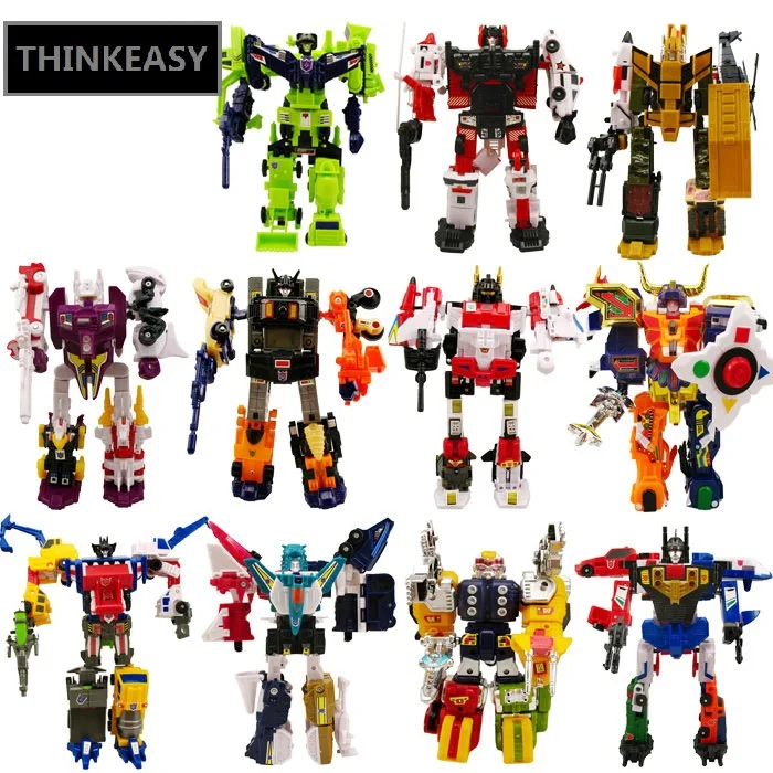 Супер Трансформационные роботы Аниме фигурки набор игрушек для детей подарок