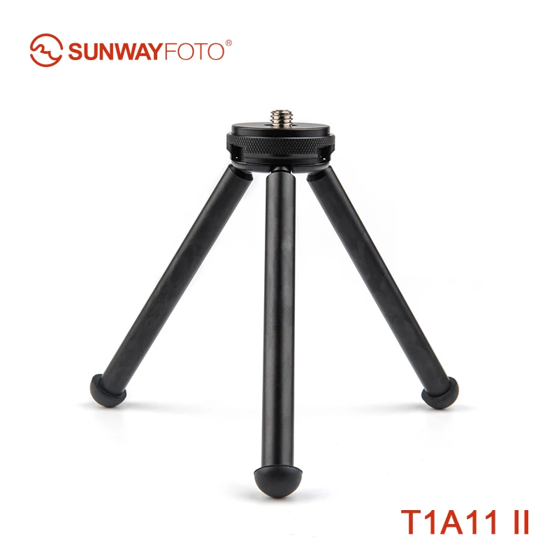 tripod SUNWAYFOTO T1A11 II Профессиональный мини планшет Настольный штатив подставка для мини камеры смартфон штатив DLSR с креплением аксессуары - Цвет: tripod