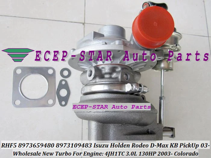 Турбонаддуватель RHF5 VB430093 8973544234 8973109483 Free Ship для ISUZU Rodeo D-MAX Pickup 03- 4JH1T 3.0L 130HP со шприцовками.