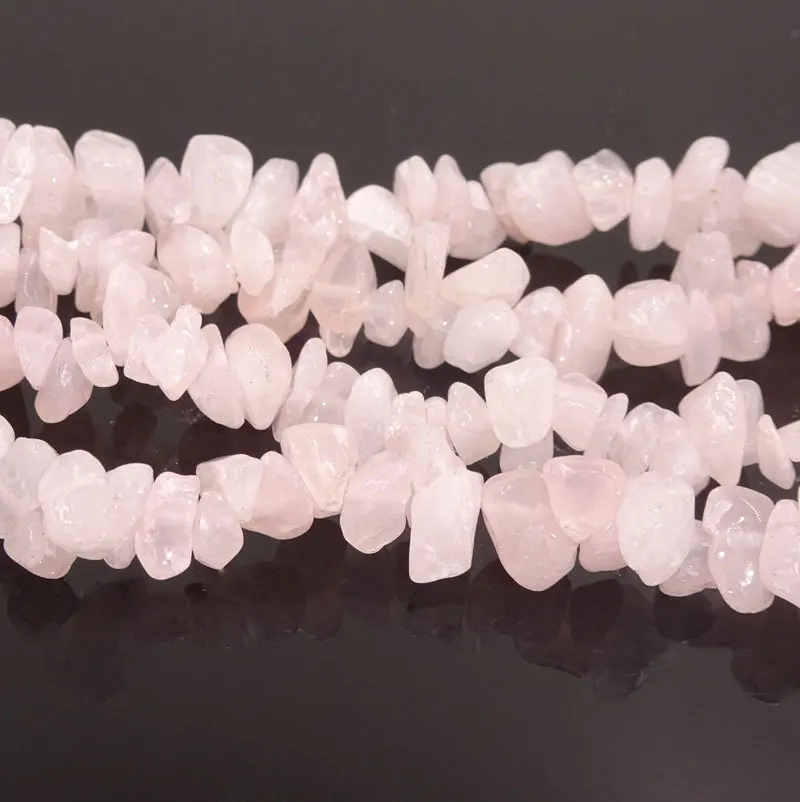 Бусины Из неравномерного камня 5 10 мм розовые камни аксессуары из бижутерии для