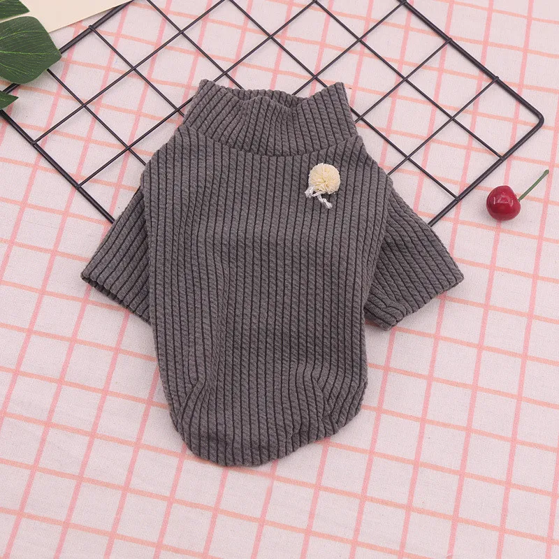 Новый зимний свитер для собак модная эластичная нижняя рубашка средних и больших