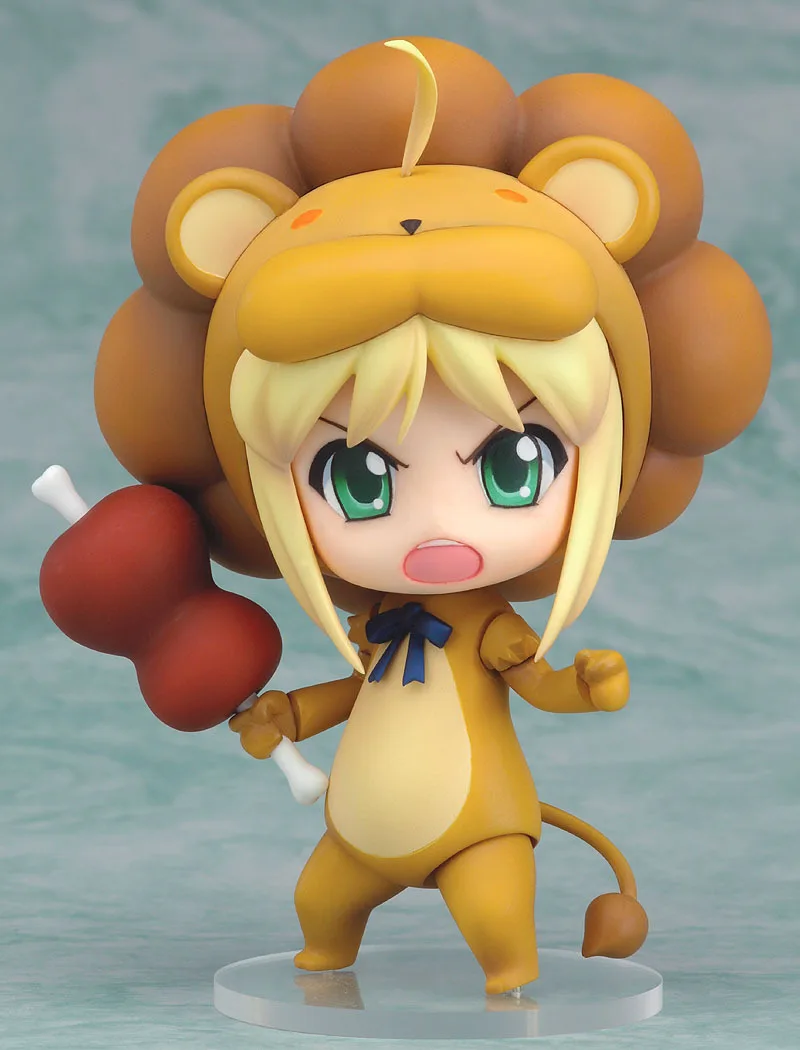Фигурки героев из ПВХ Fate Stay Night Saber lion коллекционные фигурки игрушки для