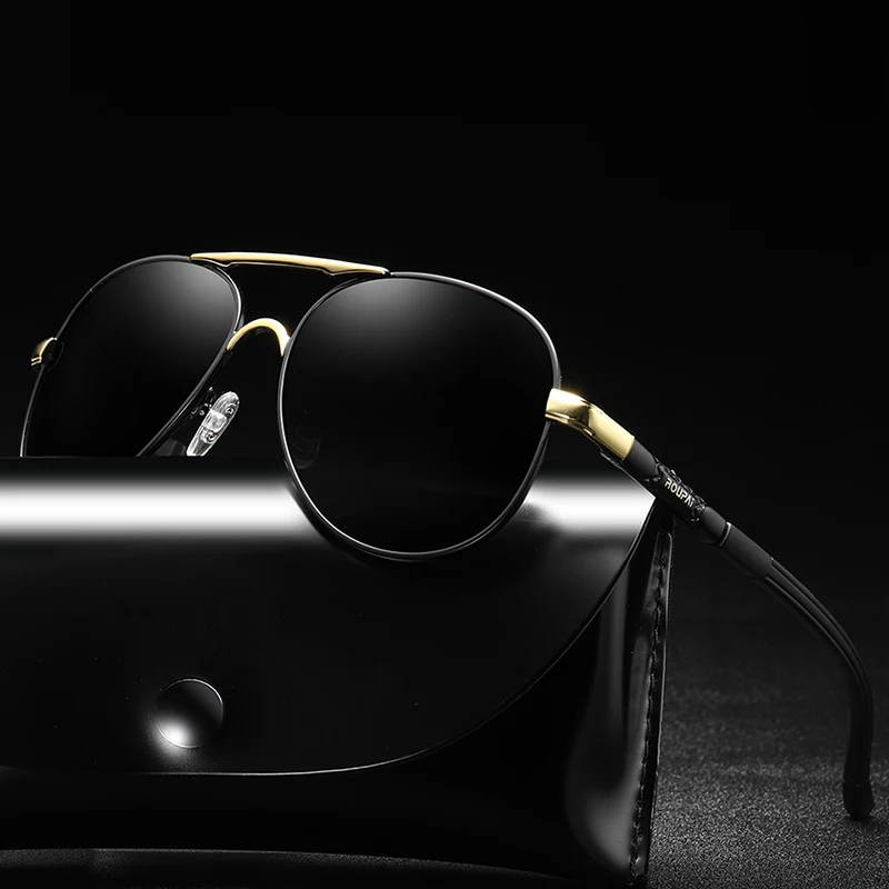 

High Quality Alloy HD Polarized Sunglasses UV400 Men Driving Metal Frame Sun Glasses Male Goggles Women Cool oculos original