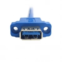 100 шт./лот двойной порт USB 3 0 Женский Винт крепление панель тип к материнской плате