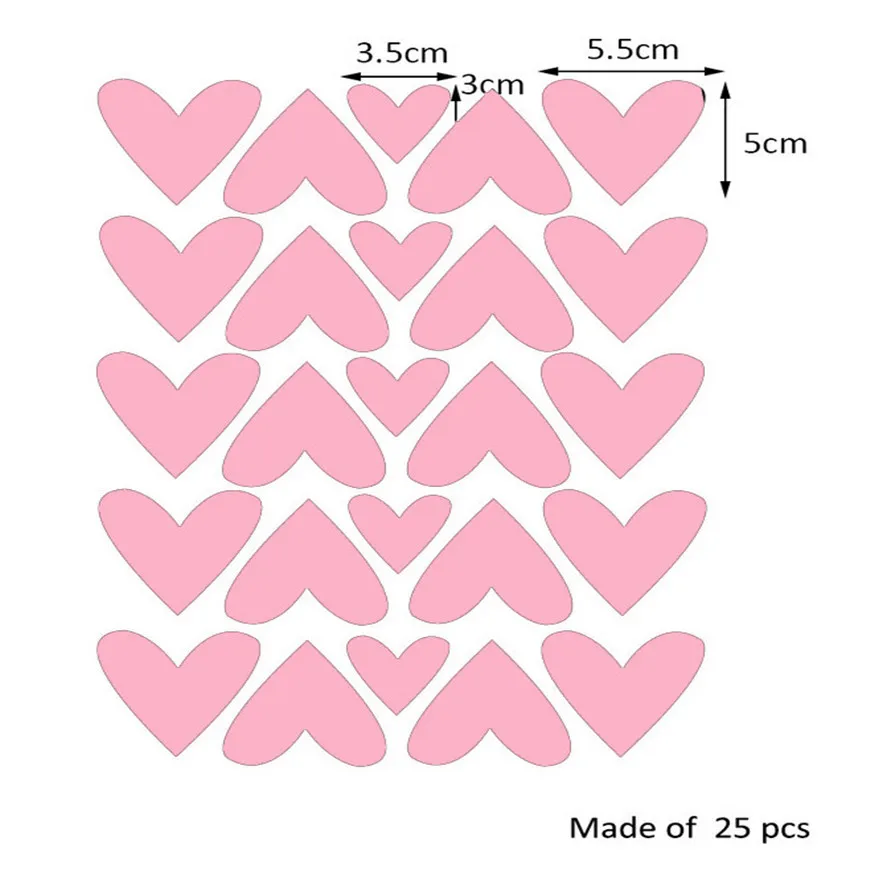 Zero 2017 DIY настенные простые и креативные мульти размер любовь съемные наклейки