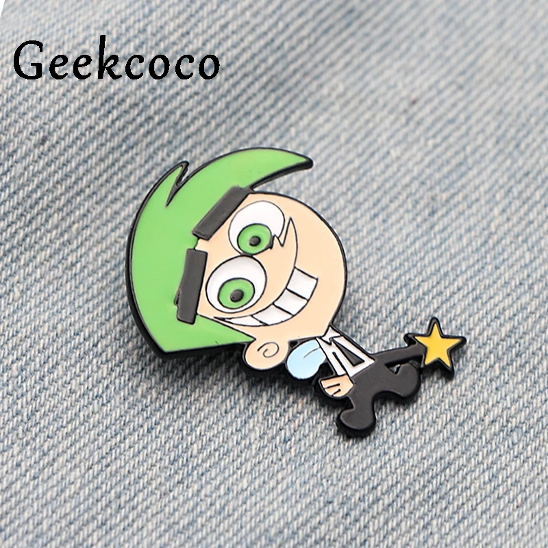 Довольно оддродителей мультфильм эмаль Pin подарок Ювелирная Сумка Одежда Рубашка рюкзак брошь со знаком отличия Значки украшения J0403