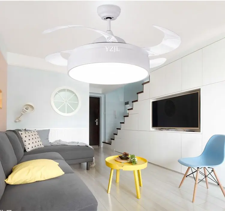 С пультом дистанционного управления вентилятор люстра огни современный