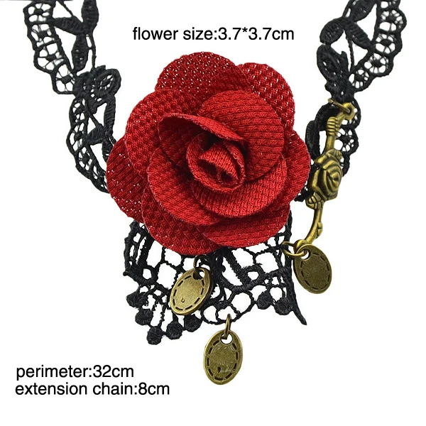 Joywish Bijoux цветочным узором decoaration Кулон Колье Из Полых Кружево Этническая Стиль