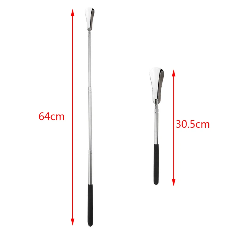 Stainless Steel Metal Shoehorn Professional Adjustable Handle Shoe Horn high quality | Обувь