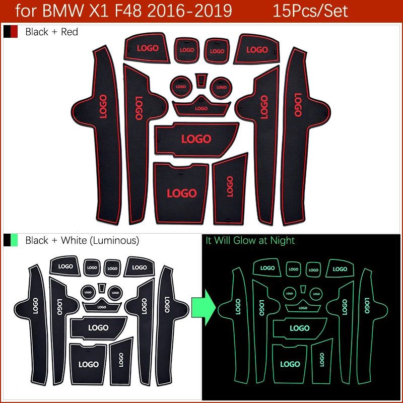 Противоскользящий резиновый коврик для ворот BMW X1 F48 2016 2017 2018 2019 аксессуары