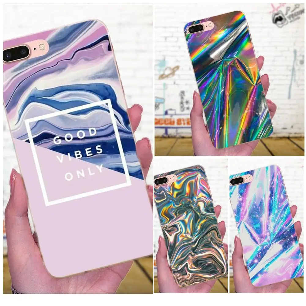 Мягкий чехол из ТПУ пастельный металлик Tumblr для Galaxy A3 A5 A7 On5 On7 2015 2016 2017 Grand Alpha G850 Core2