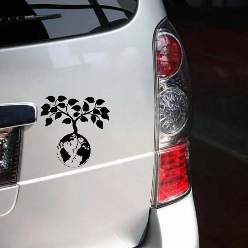 QYPF 15 9 см * 16 4 деликатные различные мультфильмы в корне горшок дерево виниловая