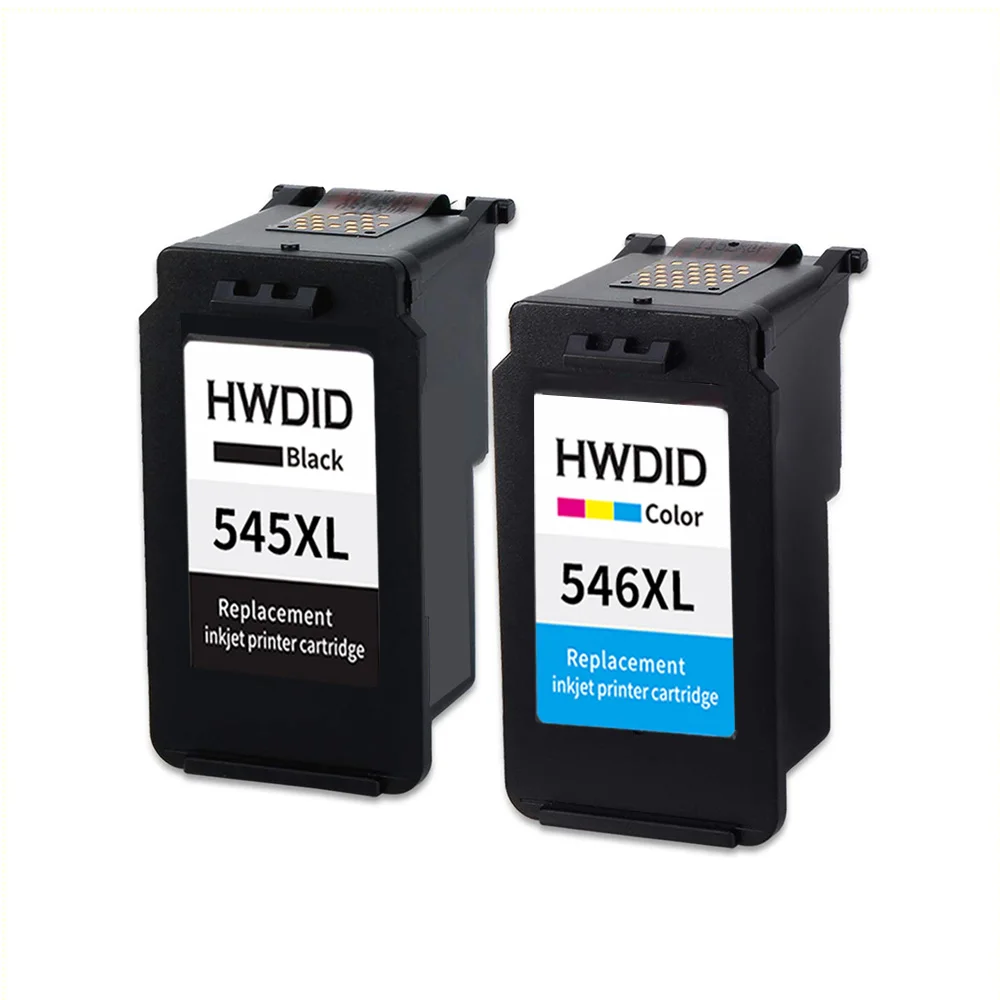 HWDID 2 шт PG545 CL546 XL чернильные картриджи сменный для Canon PG 545 pg CL 546 IP2850 MX495 MG2950 MG2550