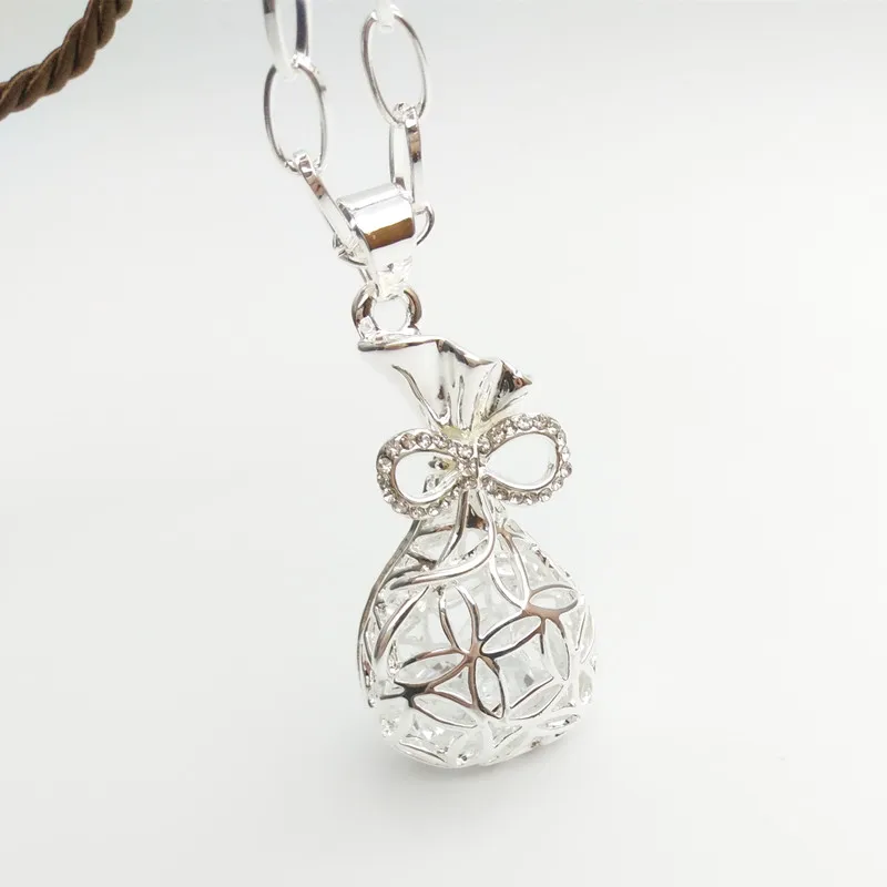 Бесплатная Доставка Золото/Серебро Покрытием Длинные Ожерелье Кристалл Свитер