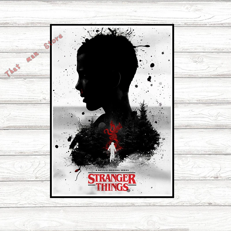 Season 2 Sci-Fi Stranger Things Horror coated paper Poster Decorative Wall Paper Posters Home Decor Gift | Дом и сад