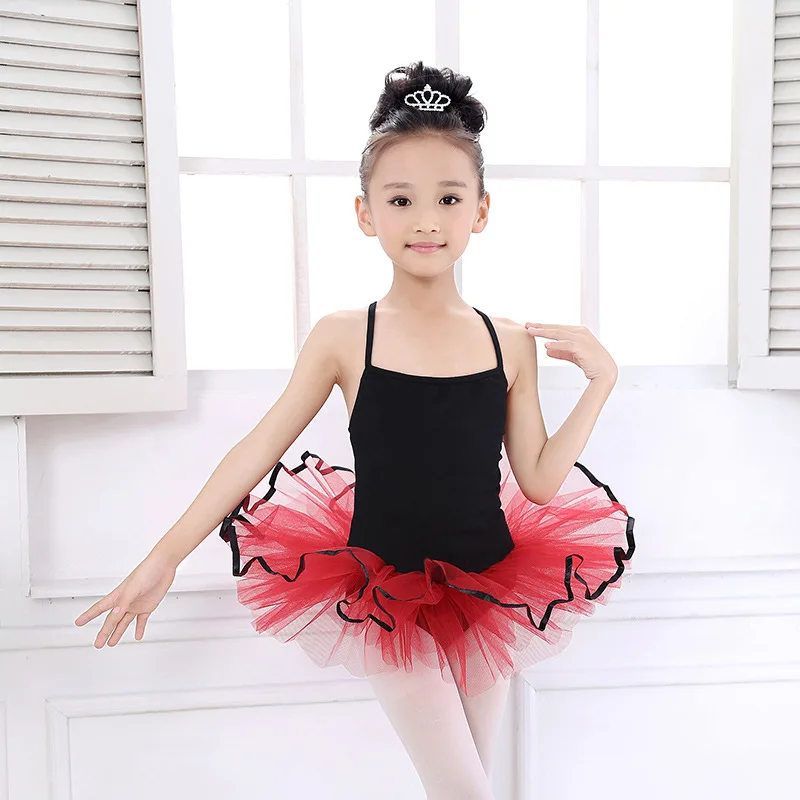 Free shipping Summer children's dancers gilr's camisole performance sling ballet dance leotard tutu dress costume JQ-278 |