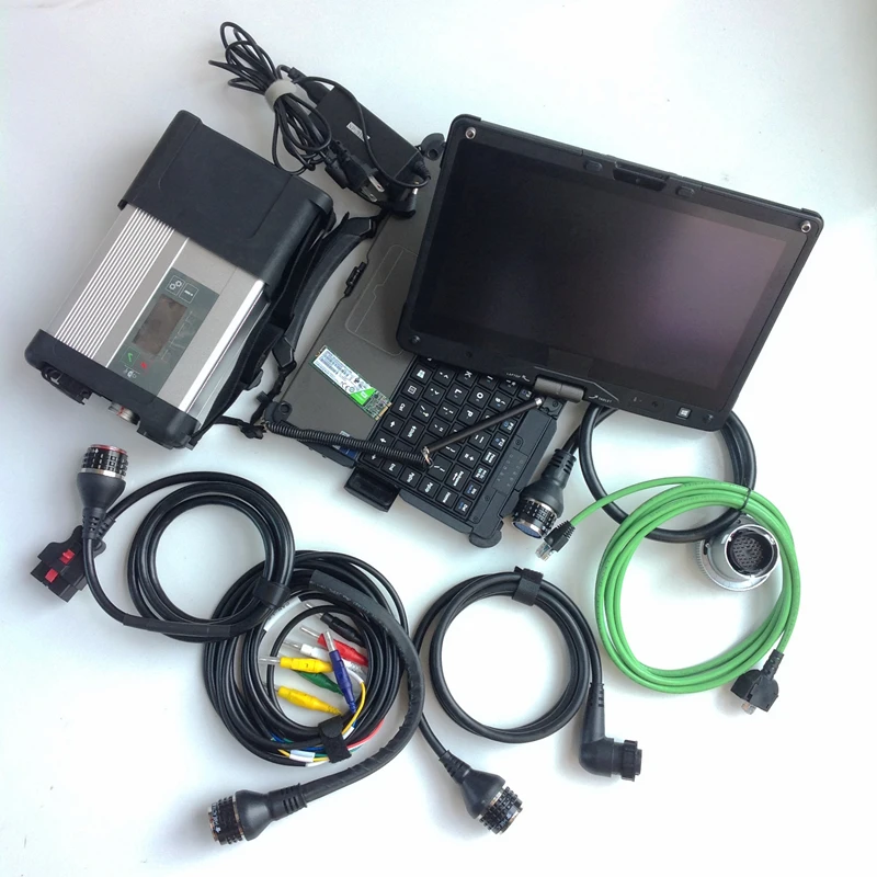Диагностический инструмент MB Star C5 SD Подключение плюс ноутбук Getac ssd veдиамо/DTS