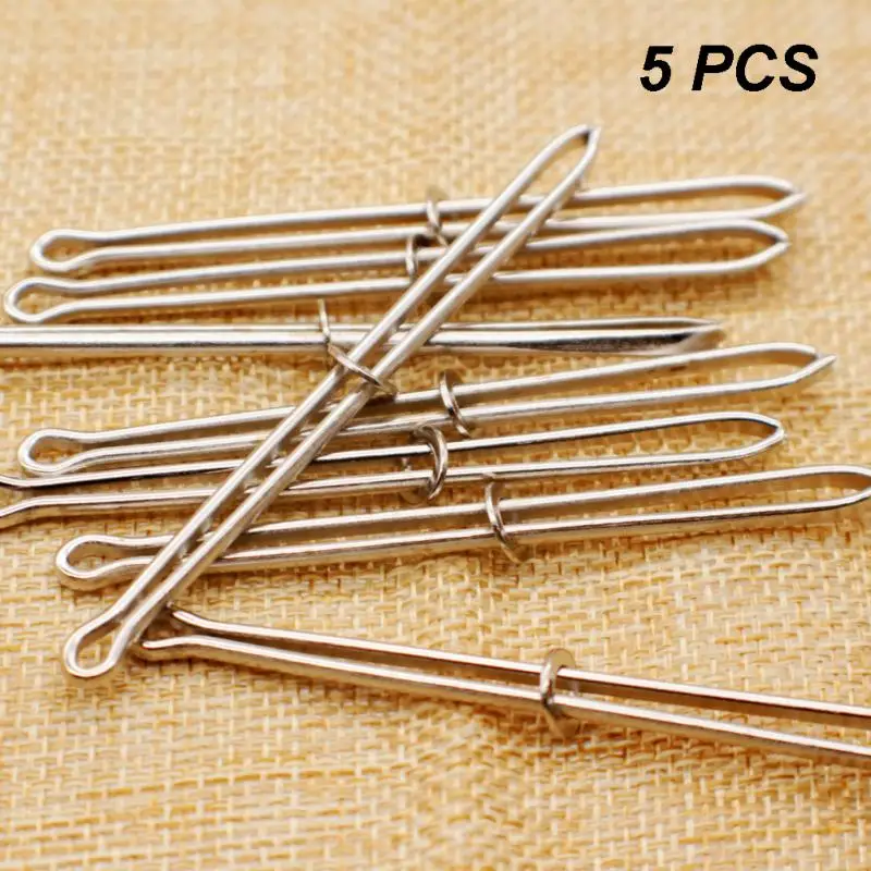 5 шт. зажимы из нержавеющей стали эластичный пояс Плетенный веревки сумка для