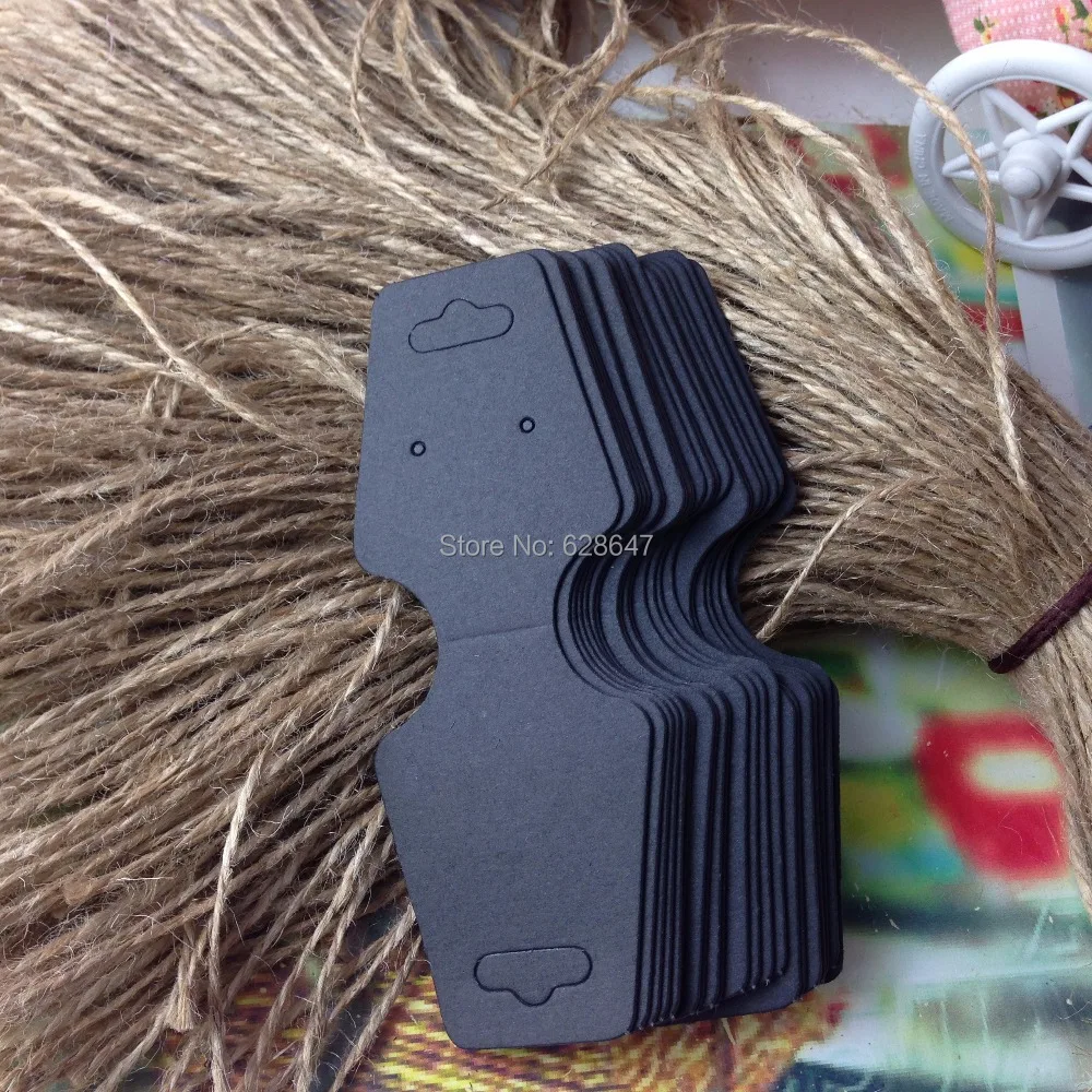 Новинка 2015 пустая черная карточка для ожерелья и DIY карточки демонстрации серег