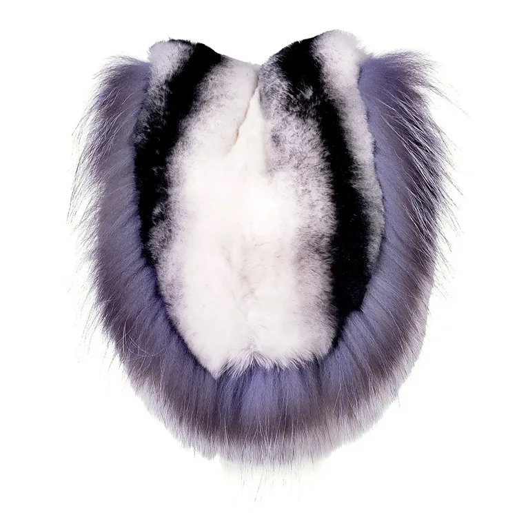 The new female han edition earmuffs beaver rabbit wool woven fur hat after fox hair thickening warm |