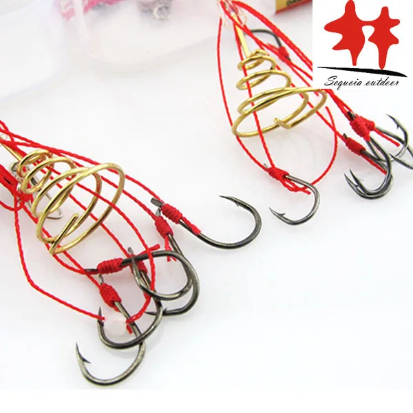 NEW 2014 Brand Explosive Hook Bomb For Fishing Hooks Super Tough Light Tiny Sharp Tip Made Japan Overlord Bundle Bom Barbed 8PCS | Спорт и