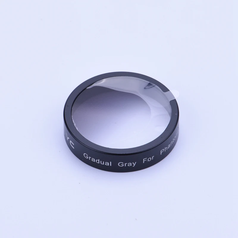 Gradual Gray Оснастка на UV CPL ND4 ND8 ND16 ND2-400 фильтр объектива для DJI Phantom 3 Стандартный SE Phantom 4 беспилотный объектив аксессуары запасные части - Цвет: Gradual Gray